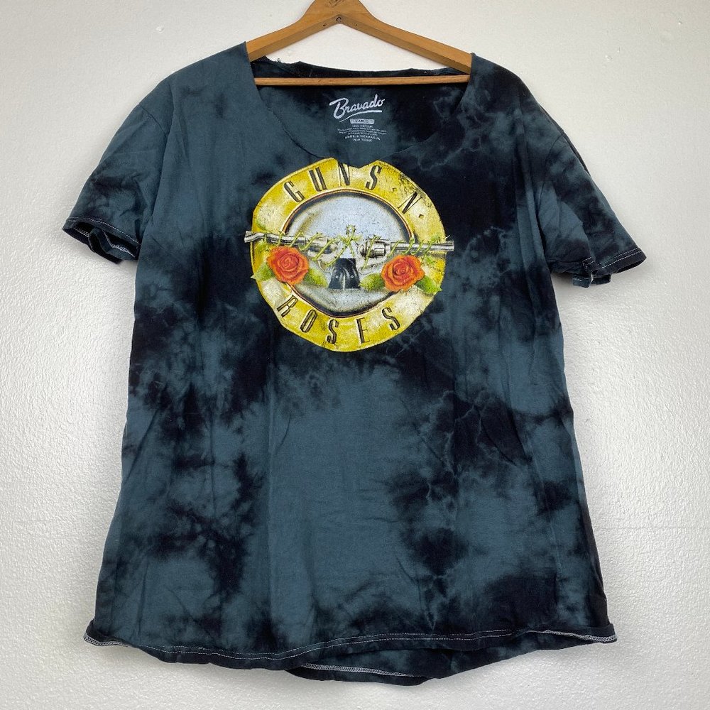 Guns and Roses Tie Dye Band Tee